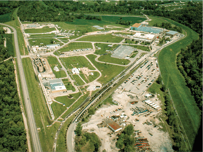 Aerial photo of East Alton facility