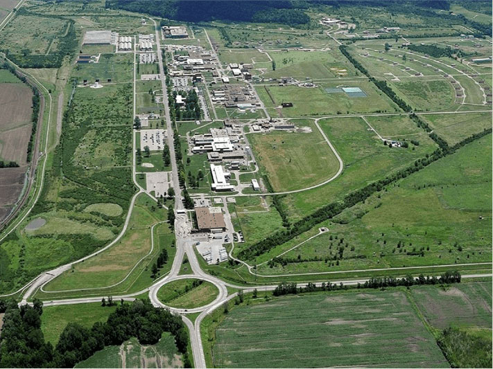 Aerial photo of Lake City facility